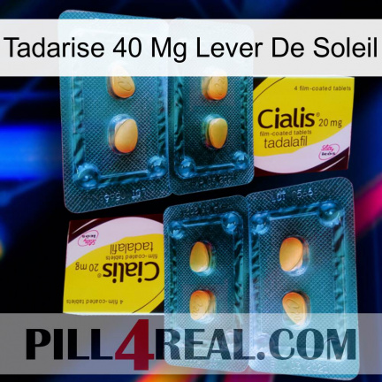 Tadarise 40 Mg Sunrise cialis5